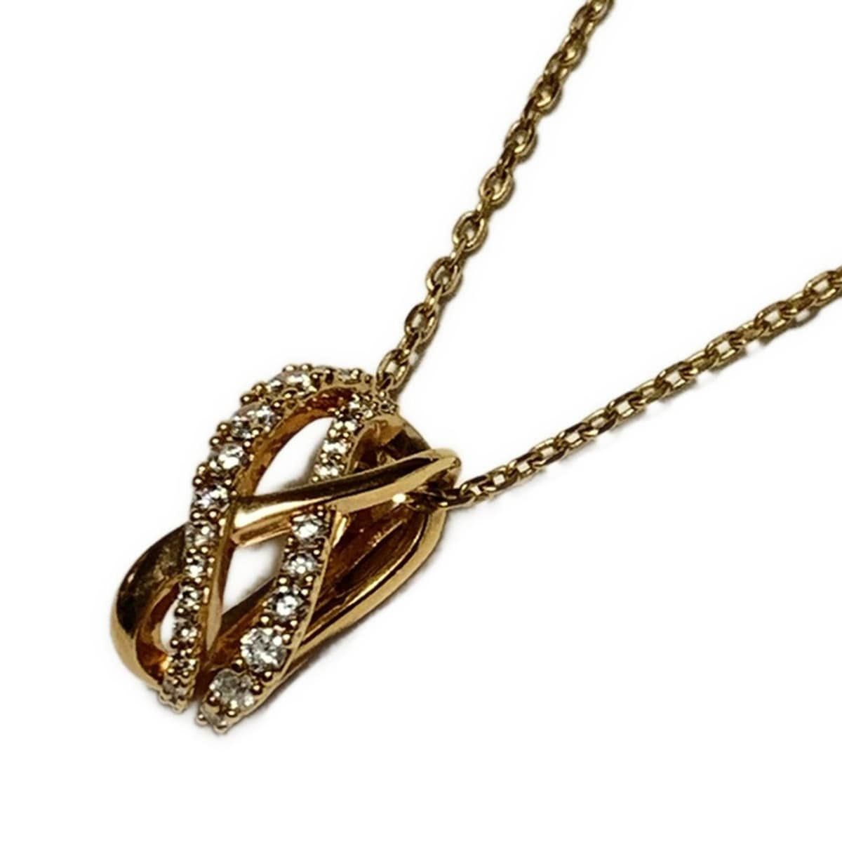 SWAROVSKI スワロフスキー ネックレス ピンクゴールド×クリア