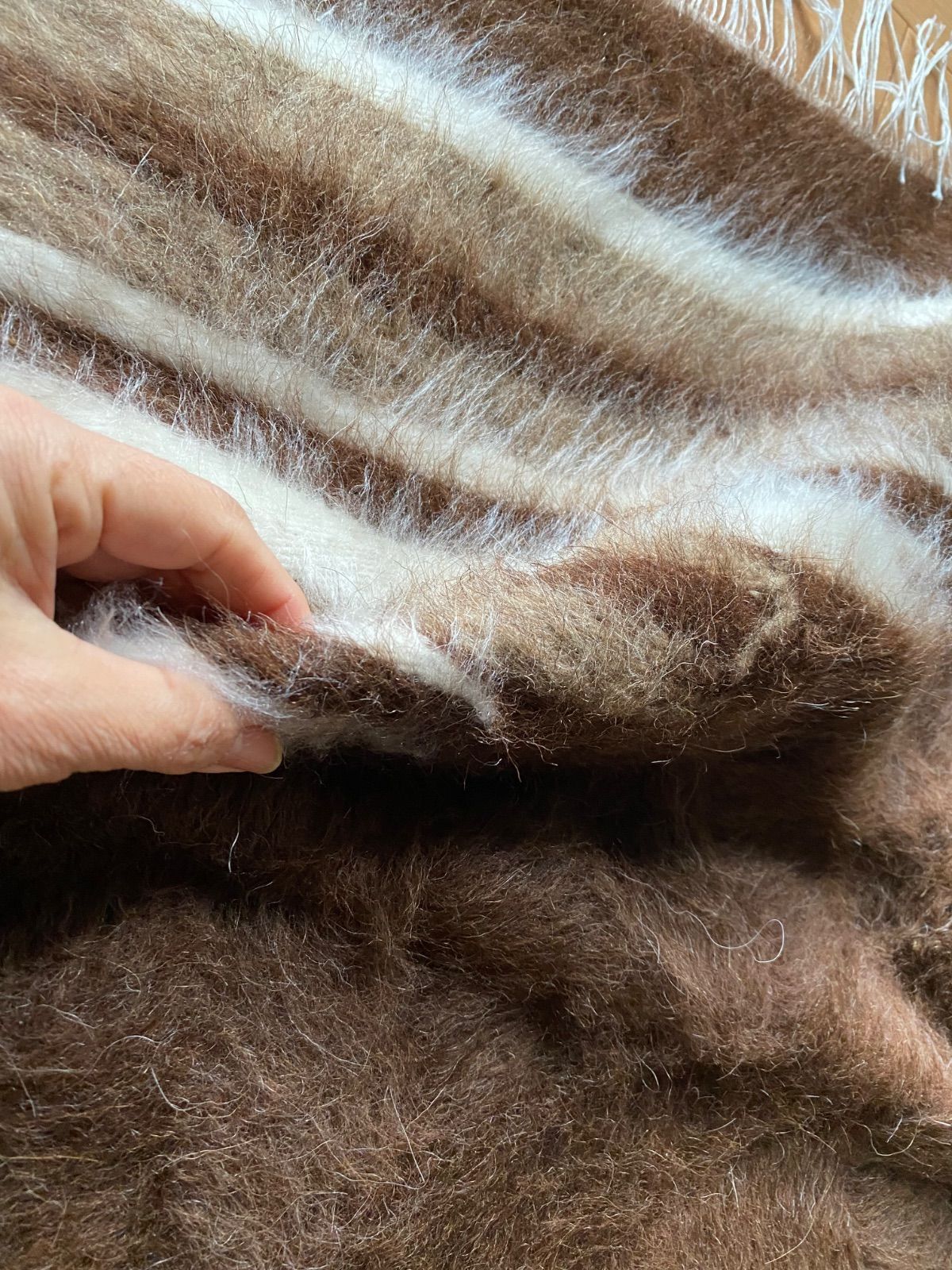 オールド　シイルトバッタニエ 新しいシイルトバッタニエ！上部2色使い！チョコレートとベージュ