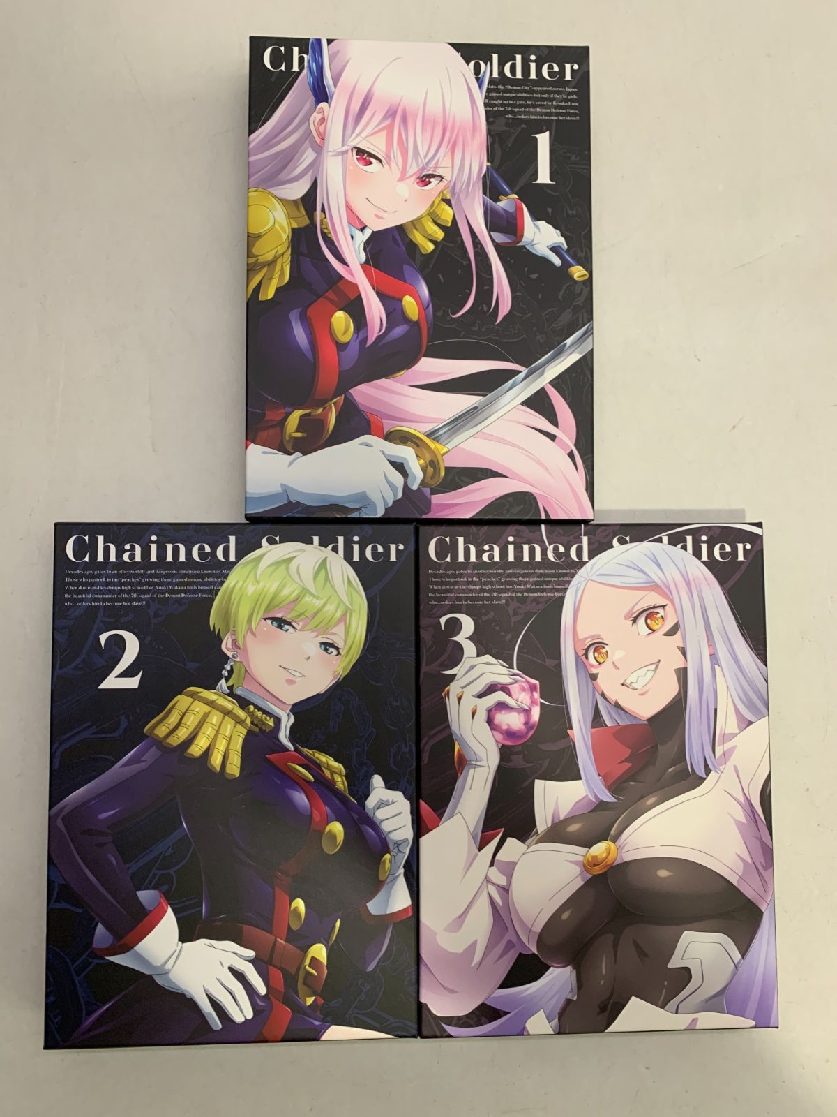 魔都精兵のスレイブ Blu ray 3巻セット