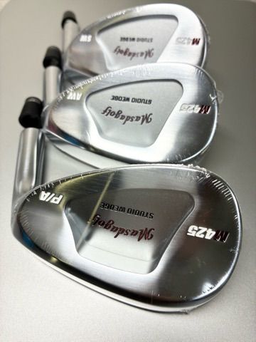 セット マスダゴルフ M 425|G グース P|A-AW＆SW ヘッドのみ マスダオリジナルのソケット付き