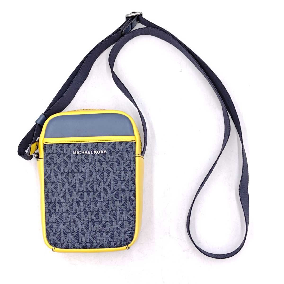 マイケルコース ショルダーバッグ ネイビー|イエロー メンズ Michael Kors