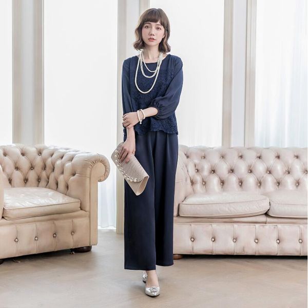 パーティードレス 大きいサイズ 結婚式 セットアップ パンツスーツ