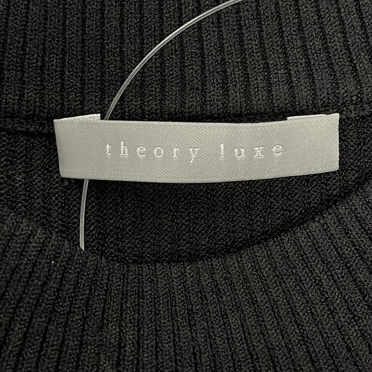 セオリーリュクス ワンピース サイズ38 M レディース - 黒×アイボリー  