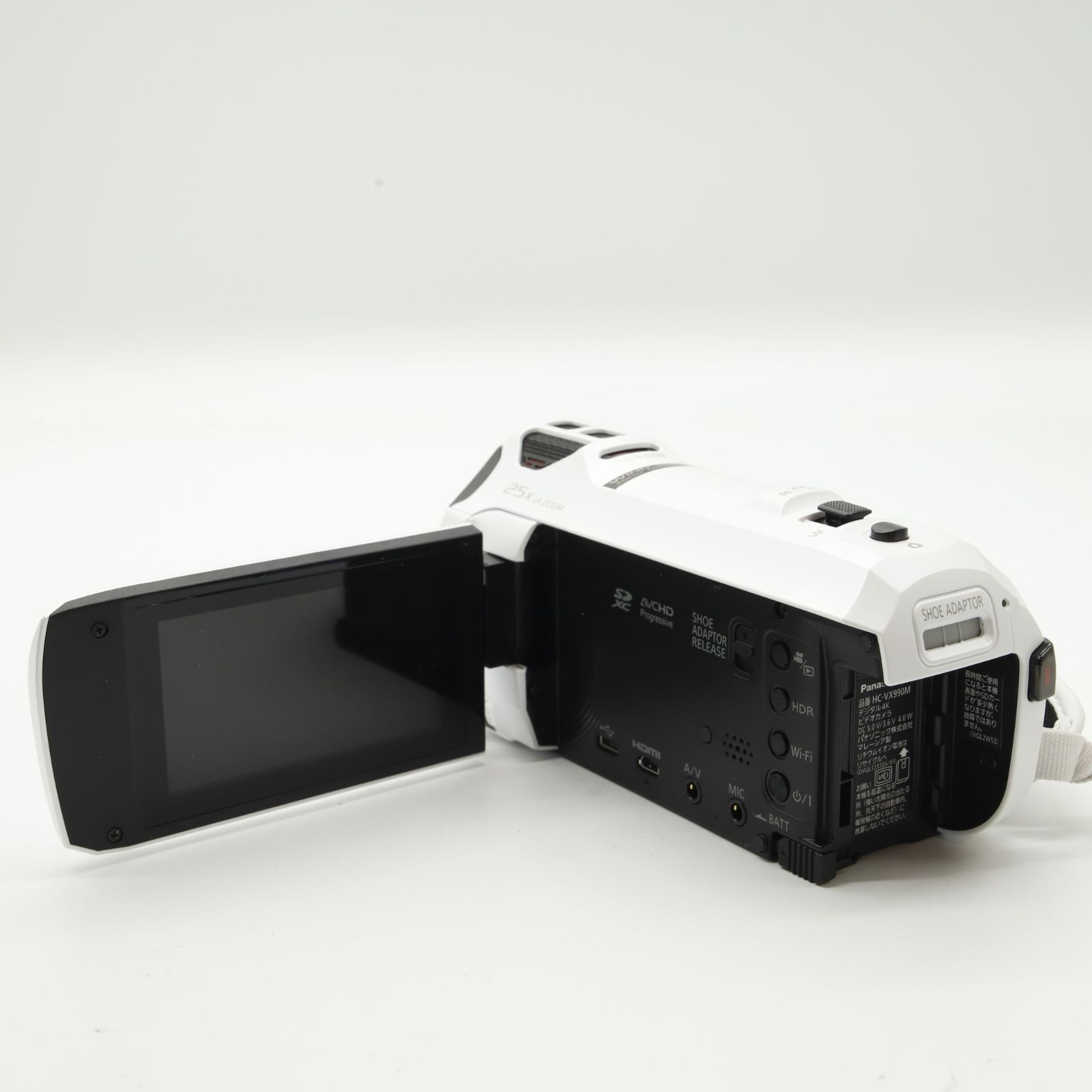 □ほぼ新品□ パナソニック 4K ビデオカメラ VX990M 64GB あとから補正