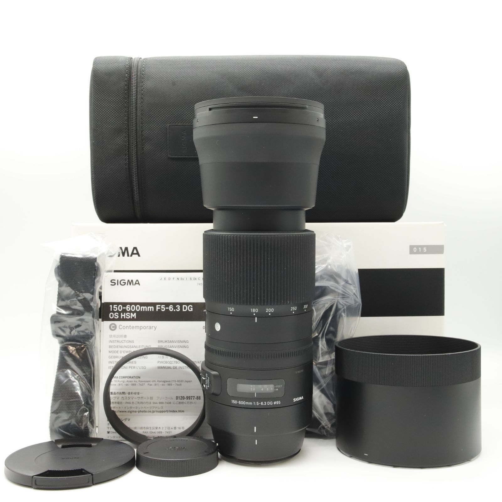 □ほぼ新品□ シグマ(Sigma) レンズ 150-600mm F5-6.3 DG OS HSM Canon