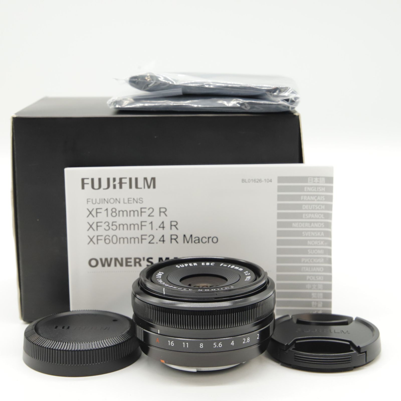 FUJIFILM FUJIFILM 単焦点広角レンズ XF18mmF2 R フジノンXFレンズ 