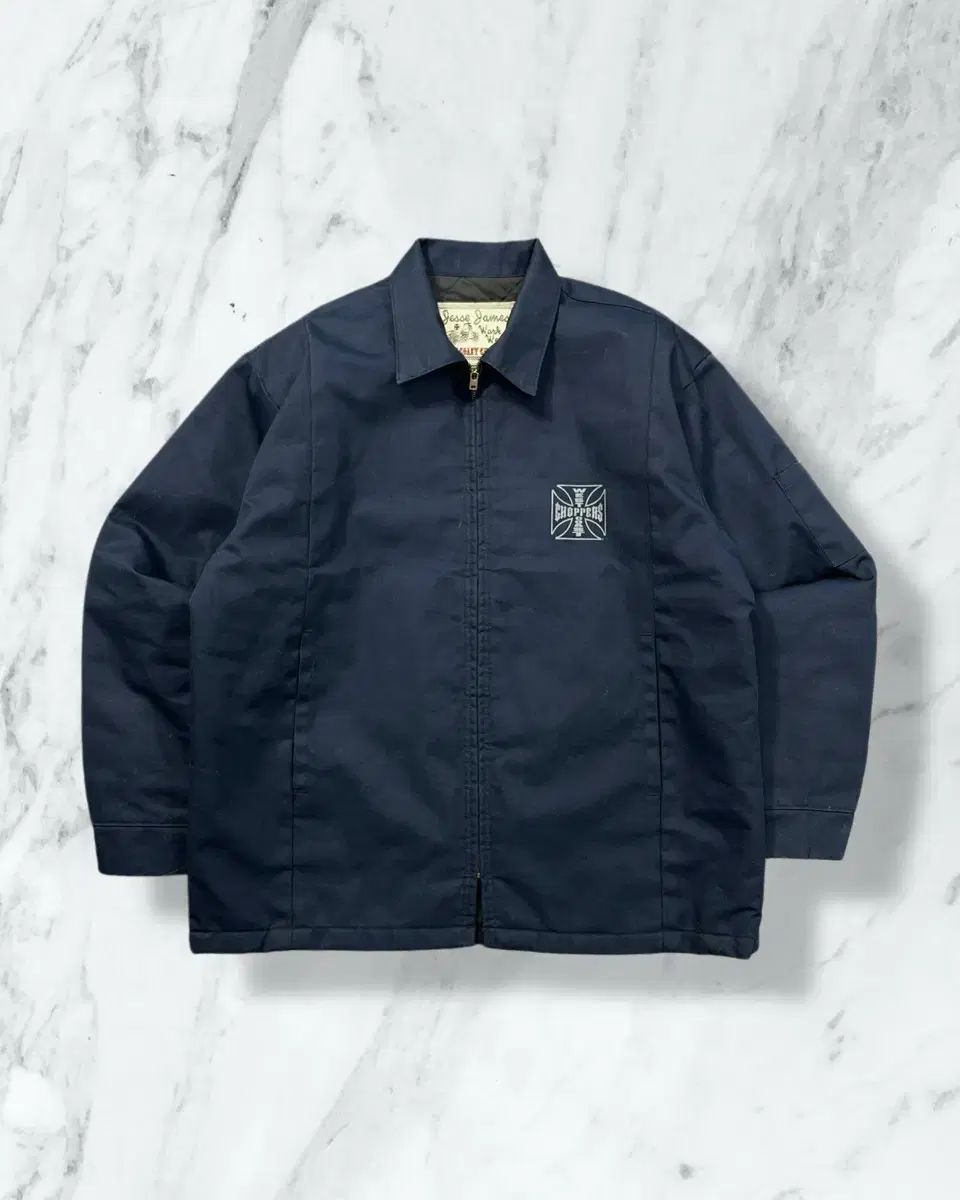 試着のみ　ウエストコーストチョッパーズ ワークジャケット M ネイビー WCC 試着のみ ウエストコーストチョッパーズ ワークジャケット M ネイビー