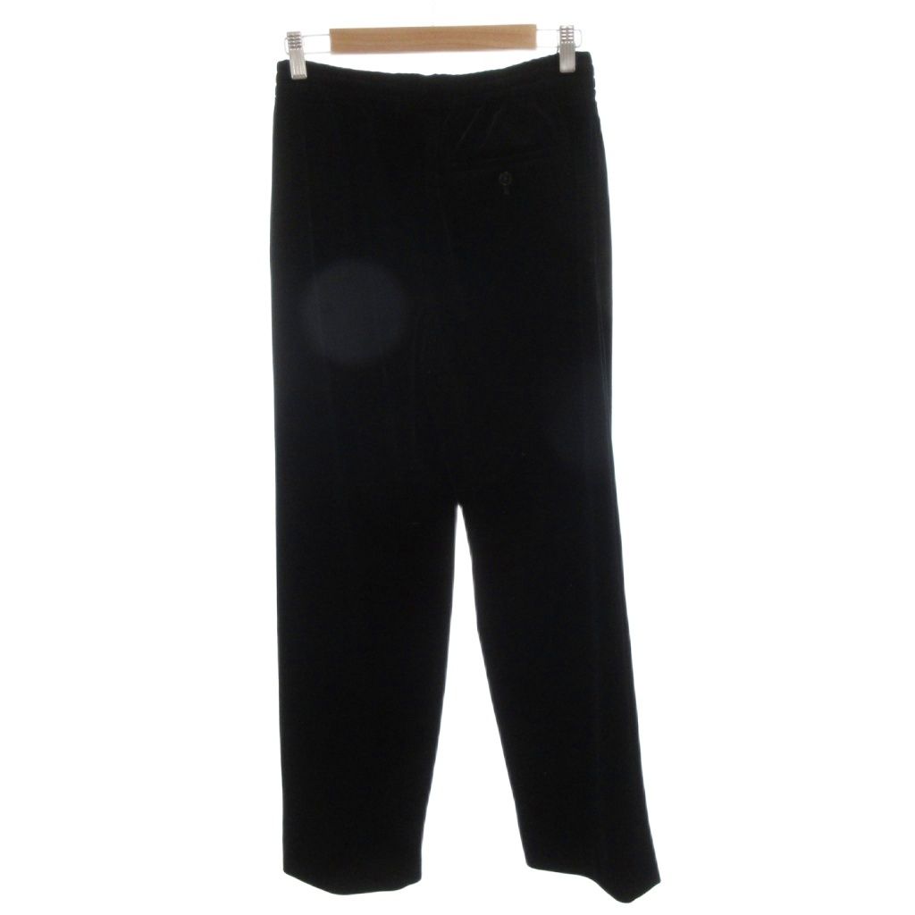 キャバン CABaN 23 AW ソフトベロア セミワイドパンツ スラックス イージー F 紺 ネイビー FF GY 19