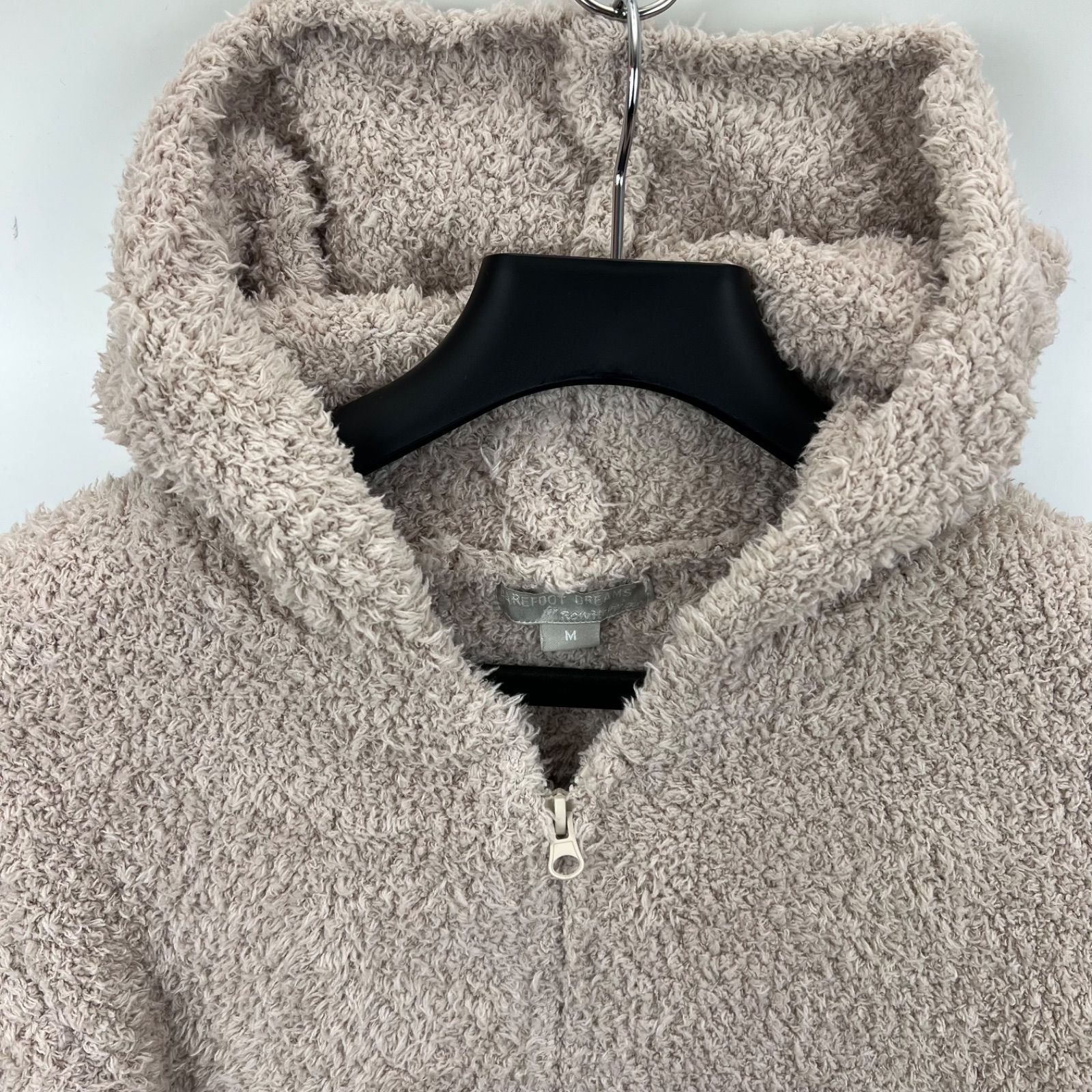 BAREFOOT DREAMS for RonHerman pile BOA zip hoodie M C574