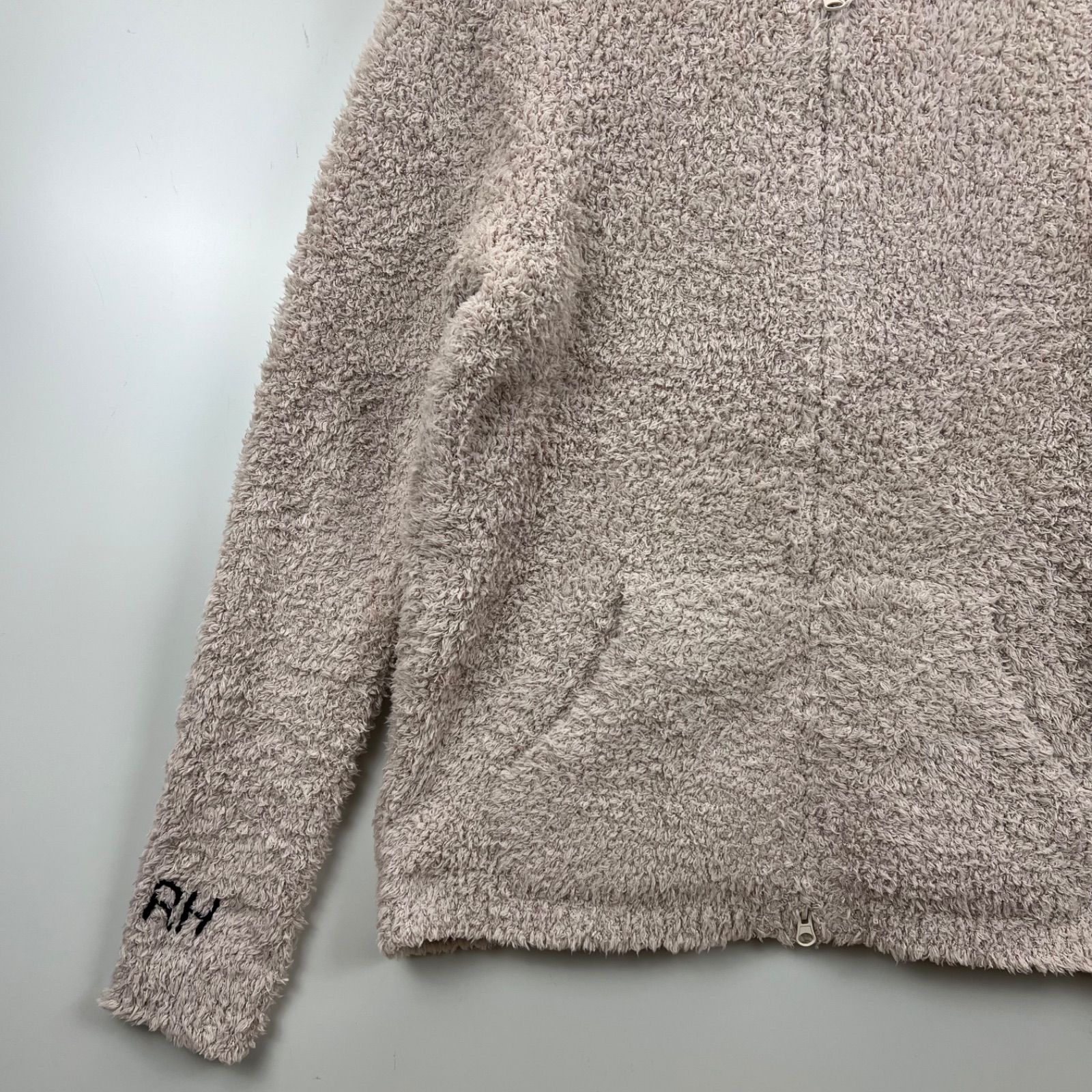 BAREFOOT DREAMS for RonHerman pile BOA zip hoodie M C574