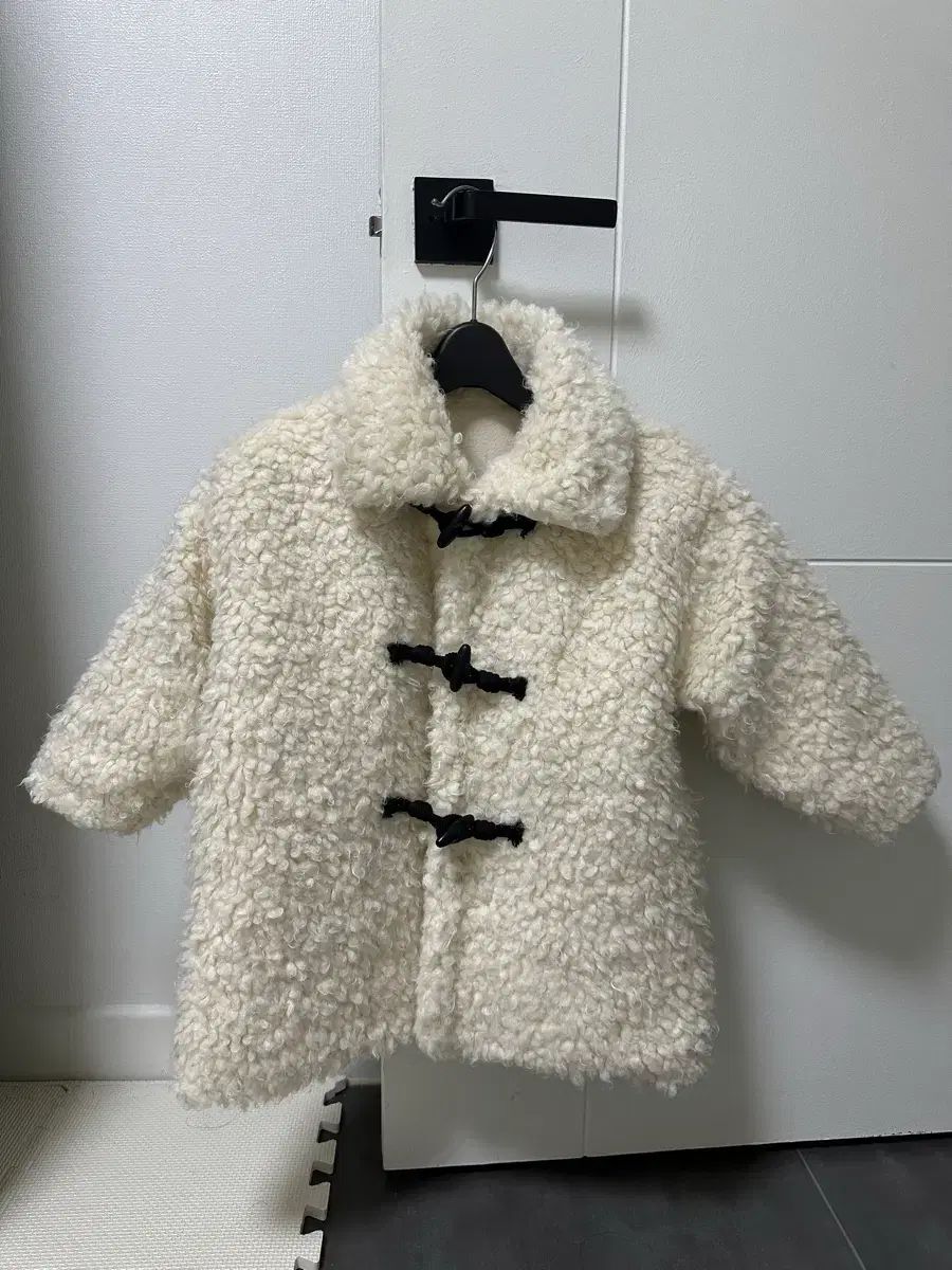 女の子男の子フリース トグルボタン コート 110-