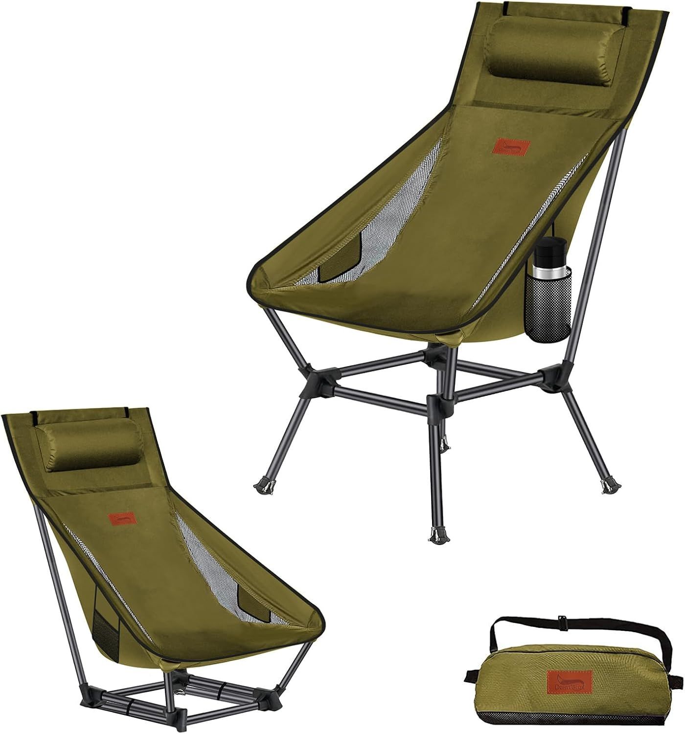DesertFox アウトドアチェア 2WAY キャンプ椅子--525727 B0F2T1PHBW