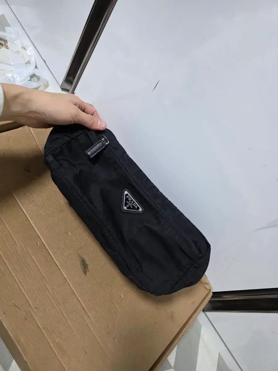 PRADA ブラック ポコノ ポーチ バッグ