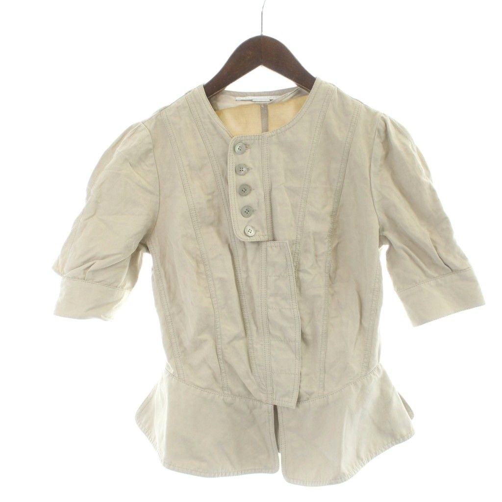 ステラマッカートニー STELLA McCARTNEY ジャケット 36 ベージュ ノー