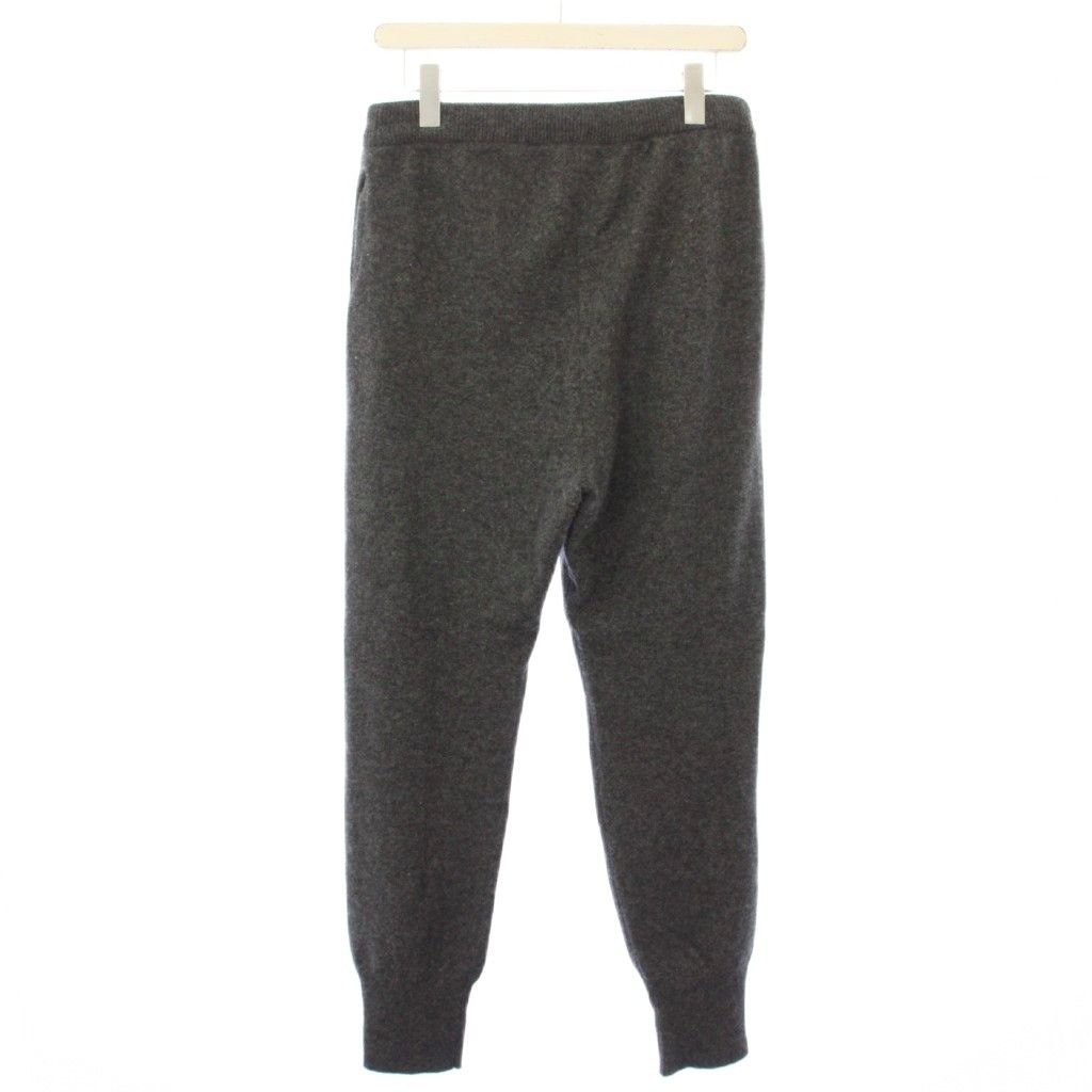 トゥジュー TOUJOURS カシミアニットパンツ ジョガーパンツ イージーパンツ F グレー |TK