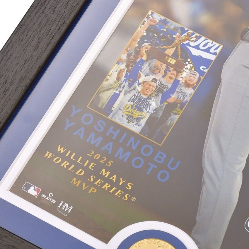 世界限定5000個】山本由伸 MVP フレーム入り 記念フォト コイン