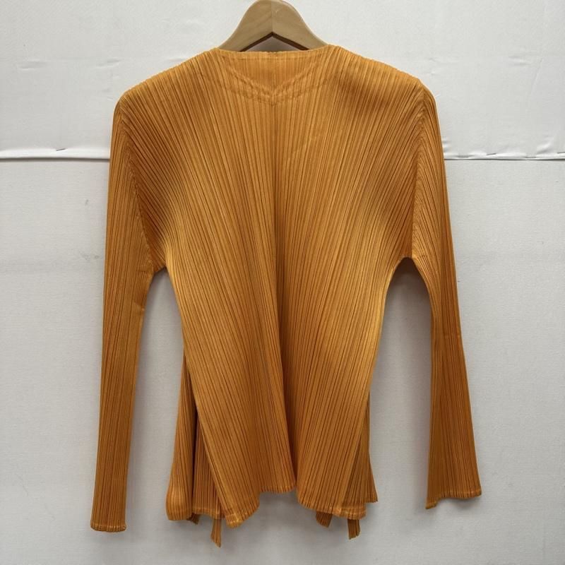 プリーツプリーズ カーディガン サイズ3 美品プリーツプリーズISSEY MIYAKE地図柄カーディガンサイズ3 極美品