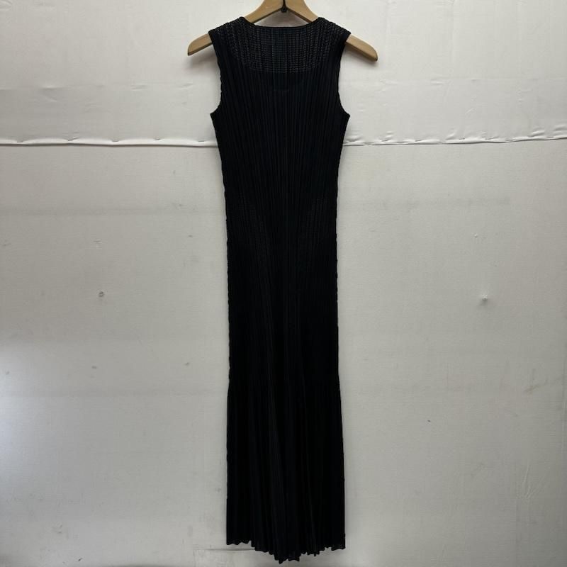プリーツプリーズ 17 SS ISSEY MIYAKE ノースリーブ プリーツ ワンピース PP 71-JH 676 レディース 2 ISItems 古着