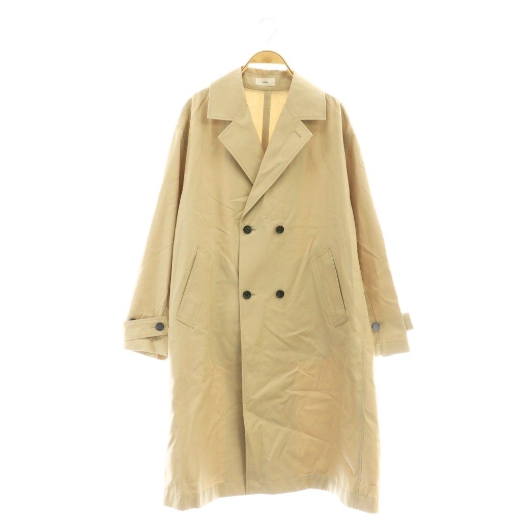イエナ IENA 24 SS シャンブレーツイル撥水フォルムコート チェスター スプリング 38 ベージュ |CX OS