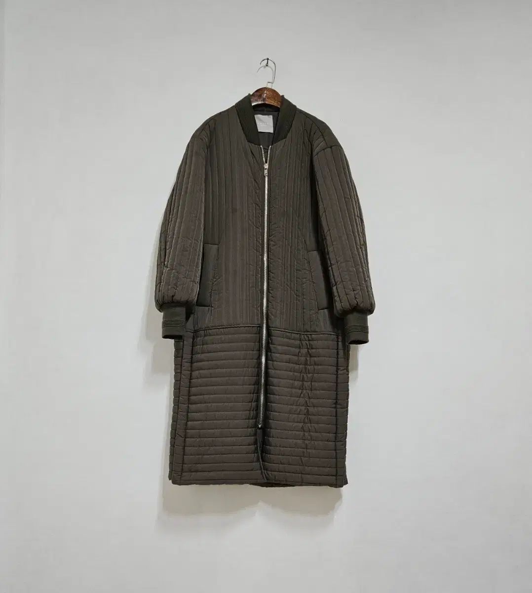 キルティング オーバーサイズ ダウンジャケット ロング丈