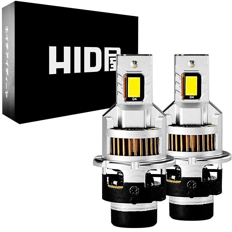HID屋 D 2 S 19300 cd カンデラ LED ヘッドライト 爆光 ポン付け 配線なし 12 V 6500 K ファン付き 加工不要 DSシリーズ