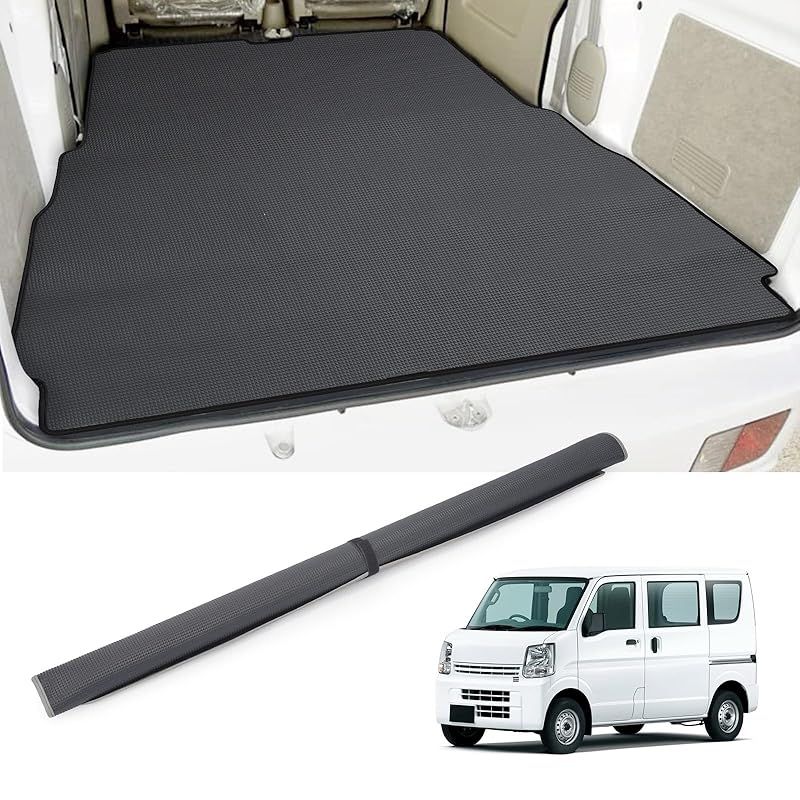 BUYFULL da 17 v ラゲッジマット 荷室マット エブリイバン エブリィ マット 軽トラック 型 17系 巻ける 防水 耐摩擦 耐汚れ 収納便利 スクラムバン DG ミニキャブバン DS NV 10