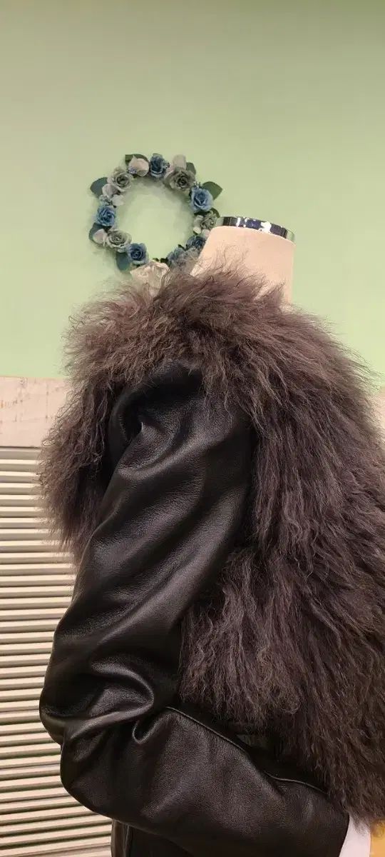 TIME 55 チベットラム シープスキン ショール ベスト