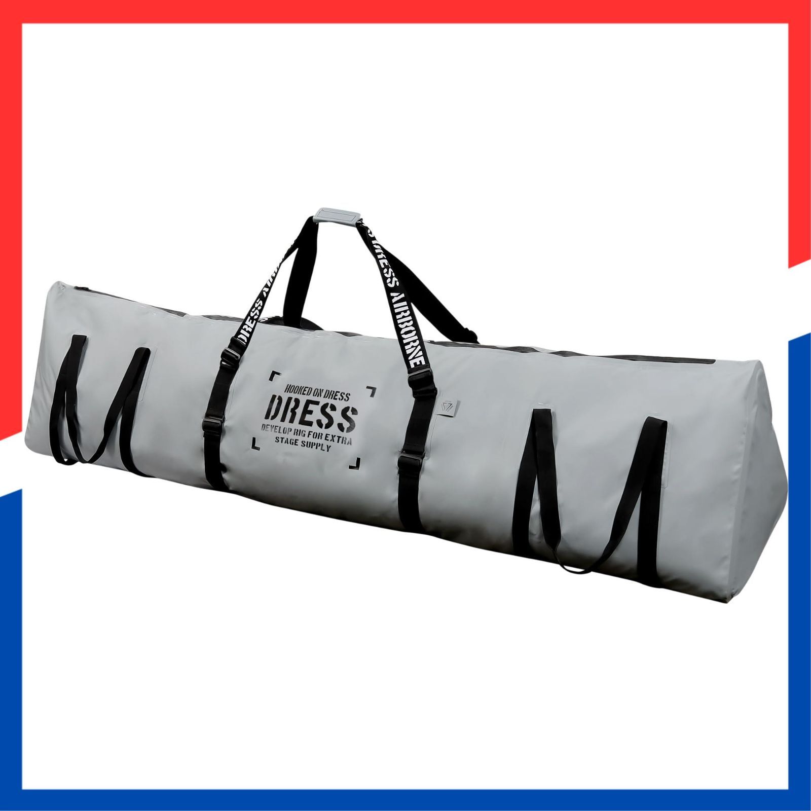 数量 船釣り 丈夫 頑丈 折り畳み 持ち運び 魚 クーラーボックス 防水 釣り 保冷バッグ 大容量 グレー 150 200㎝ バッグ マグロ ドレス DRESS