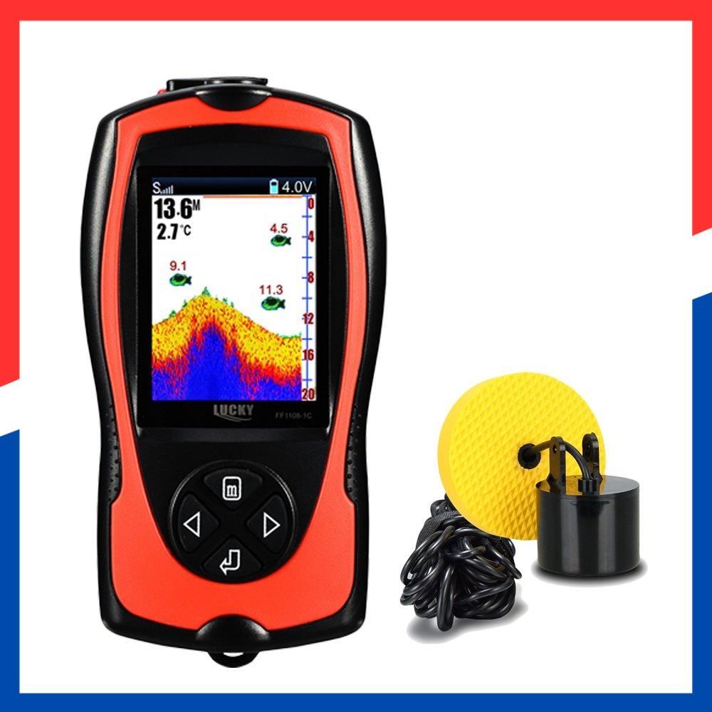 特価商品】魚群探知機 ポータブル 魚探 バス LUCKYLAKER ぎょたん探知