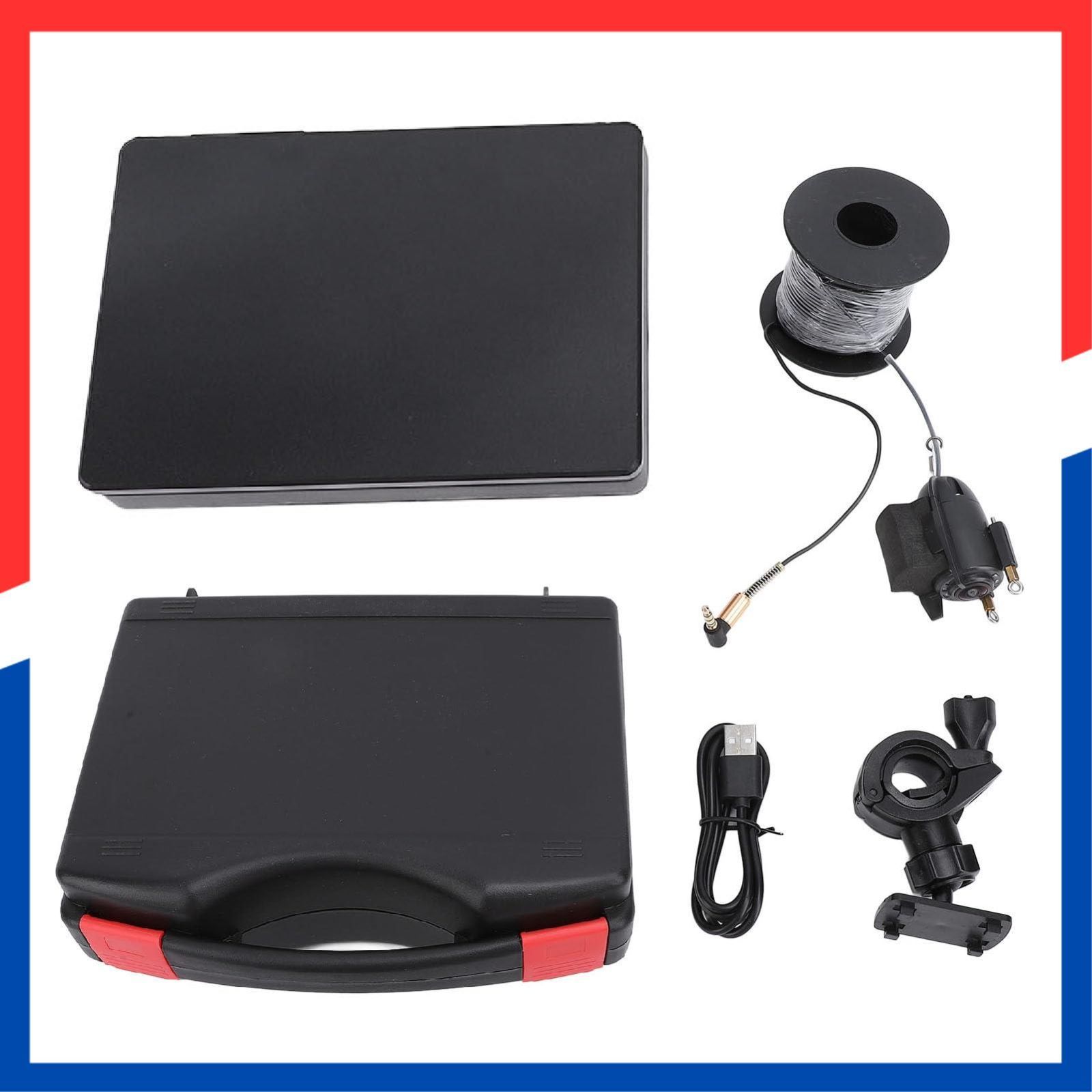 30 mケーブル 1080 P - 4.3インチ 水中釣りドローン 可視大画面ビデオ魚群探知機 ボート釣り用水中釣りカメラ