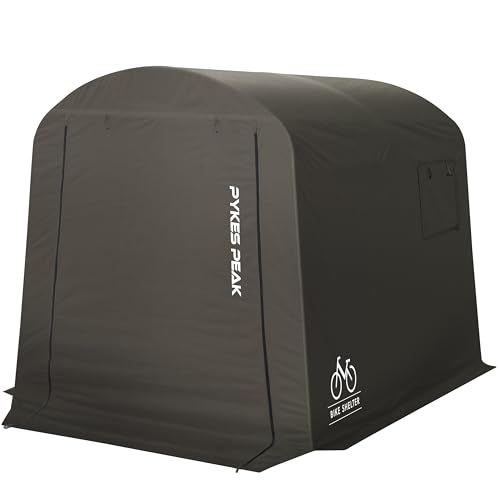 バイクシェルター PYKES PEAK パイクスピーク サイクルハウス 3カラー 1台用～3台用 自転車置き場 バイクガレージ 耐水圧2000 mm UPF 50 工具不要 奥行220? 幅175? 高さ170? サイズ 2 3台収納