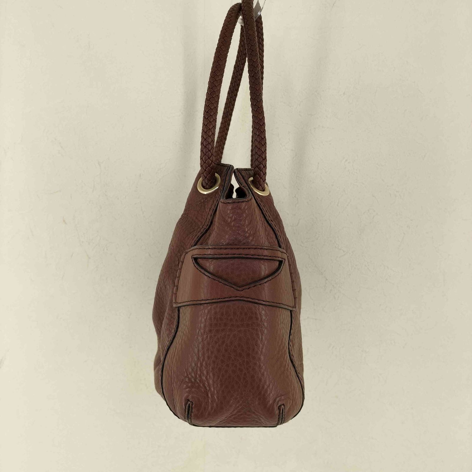 コールハーン COLE HAAN シボ革 レザーショルダーバッグ レディース