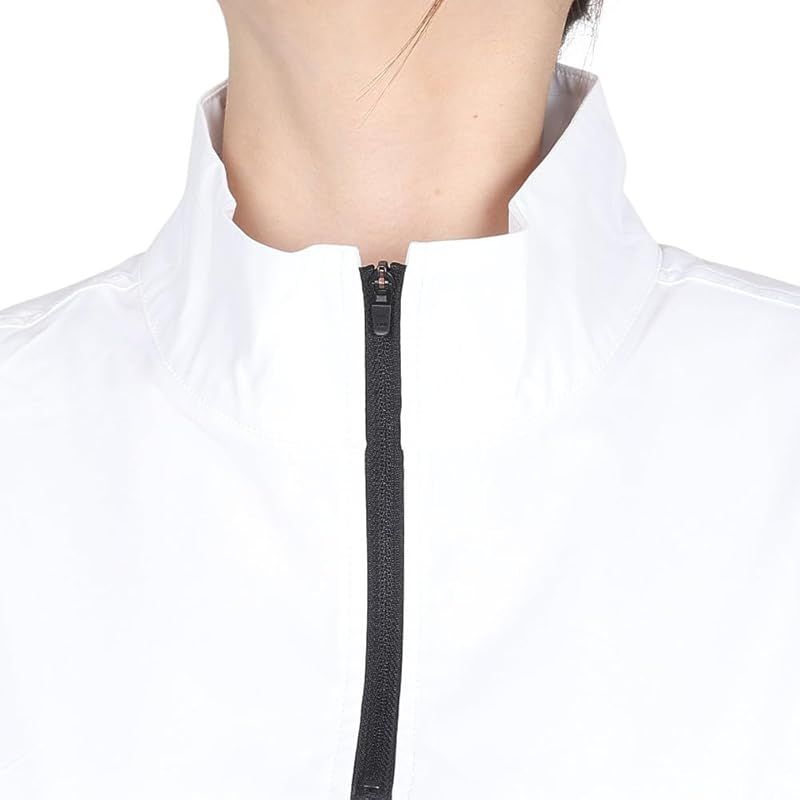  ピン アパレル レディース ハーフジップブルゾン ストレッチ性 | ゴルフ アウター 622-4220900 030_ホワイト M コート ジャケット ファッション