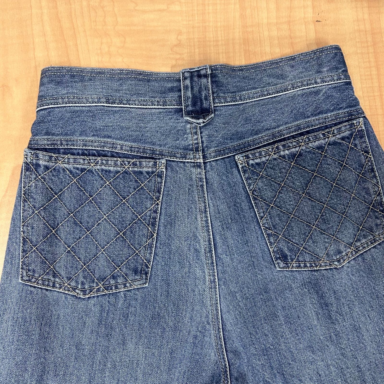 パールデニムバギーパンツ