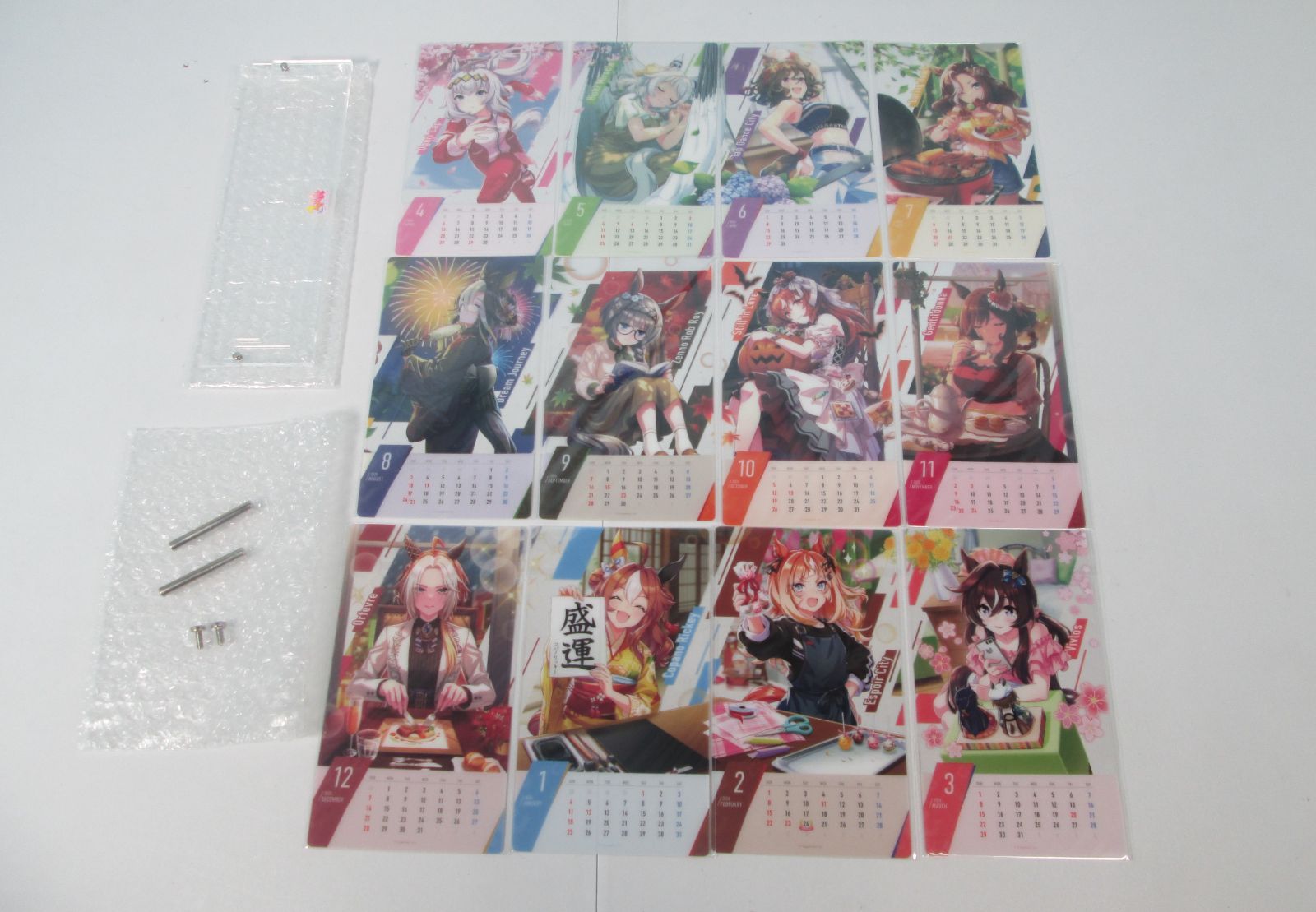 大清水41 1 0107 ウマ娘 プリティーダービー 卓上カレンダー