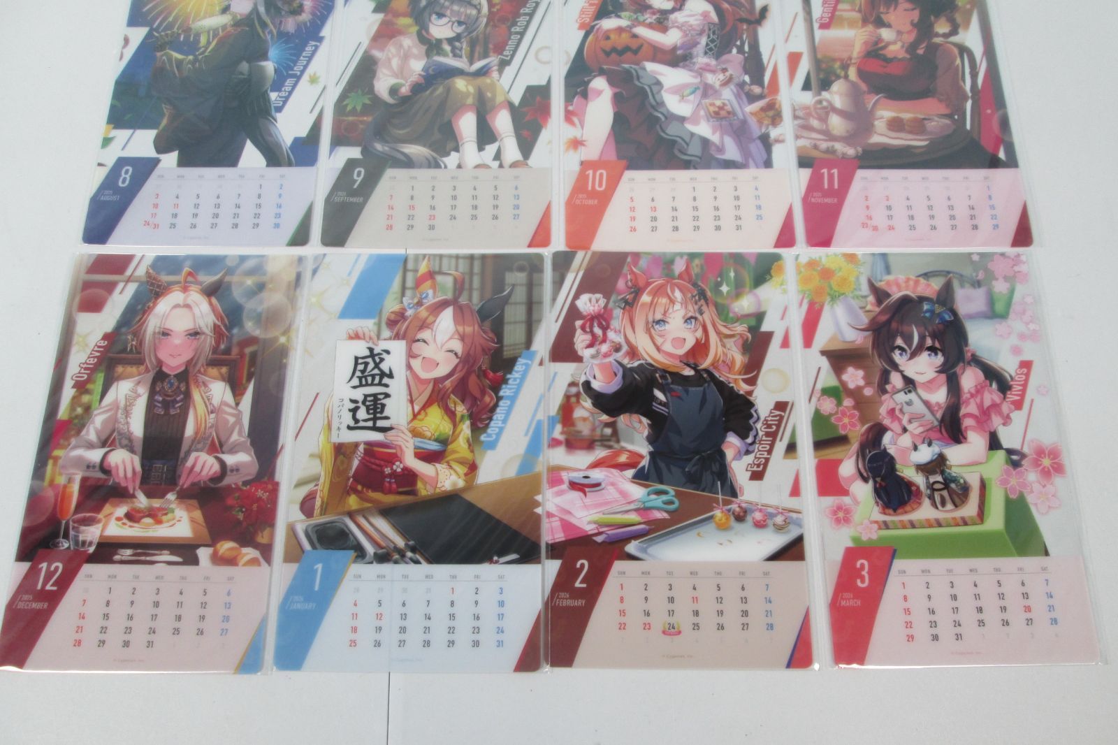 卓上カレンダー