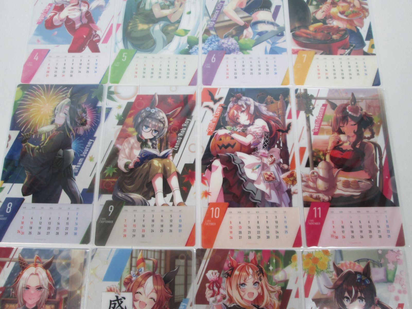  大清水41 1 0107 ウマ娘 プリティーダービー 卓上カレンダー 置き型カレンダー 卓上カレンダー カレンダー スケジュール