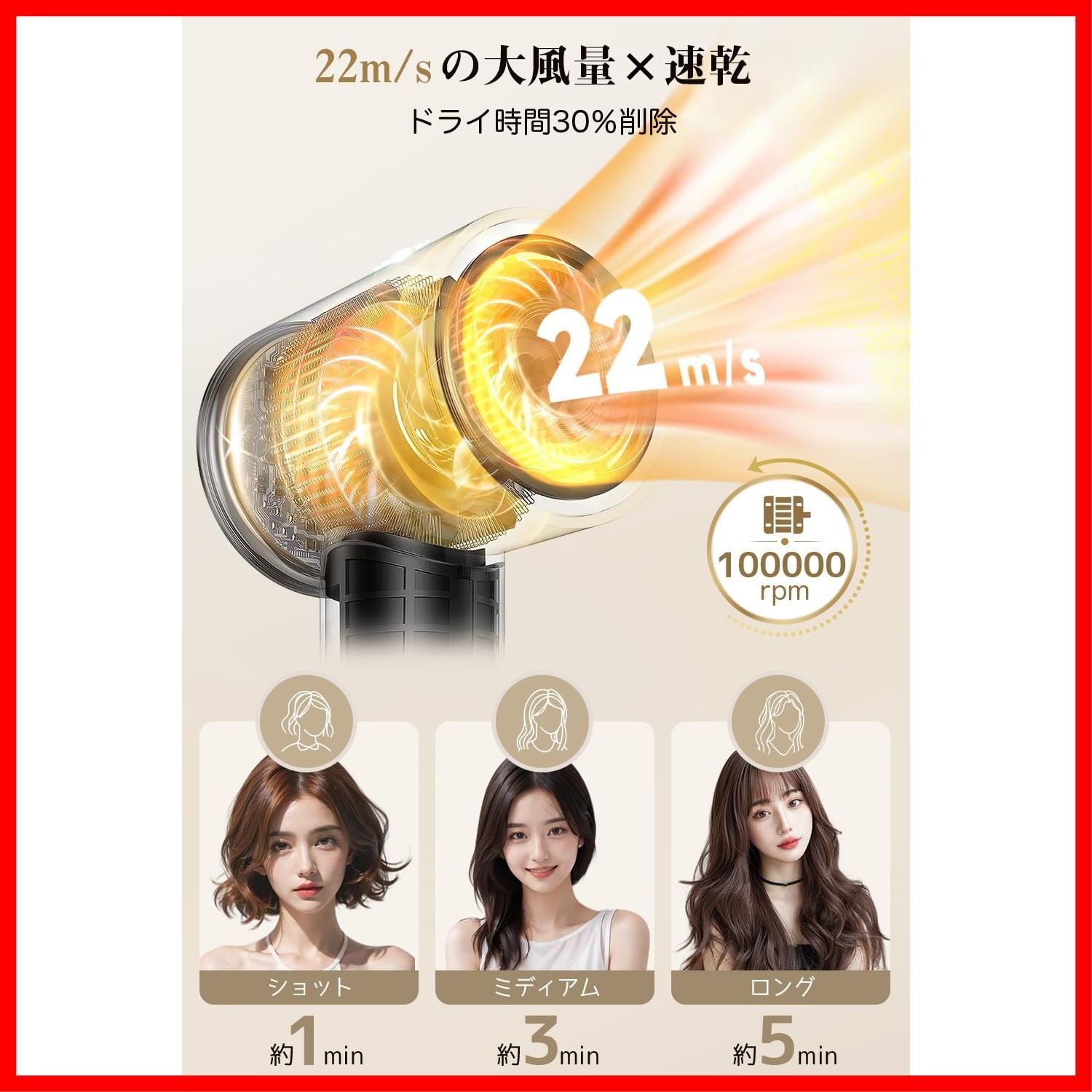 在庫処分 小型 マイナスイオン3段階風量 ノズル付き 携帯ドライヤー 過熱防止機能あり 折り畳み式 家庭用 サロン用 旅行用 超軽量 PSE認証済み 速乾 Dark ドライヤー 2026年進化モデル 大風量 Gray