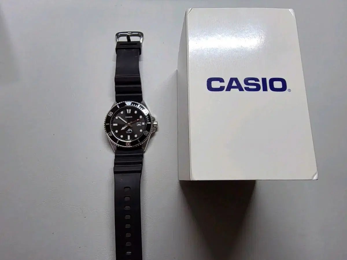  CASIO 新黒魚 MDV 106 金属ベルト 時計
