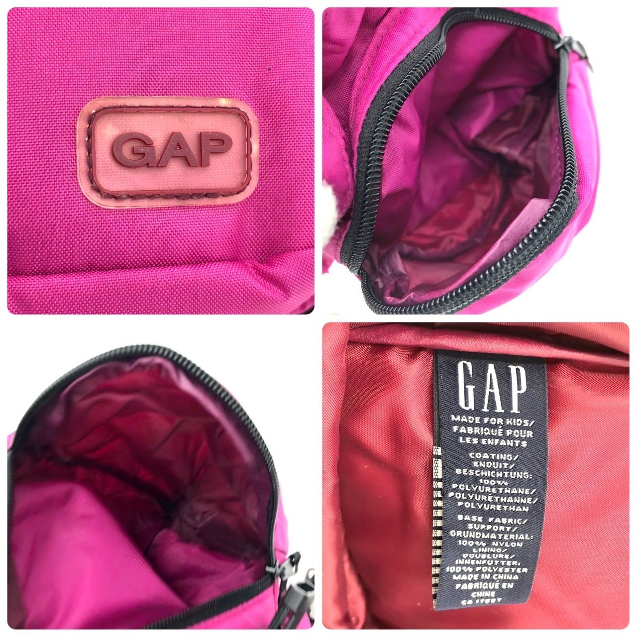 00s OLDGAP GAP ギャップ リュックサック バックパック ピンク 大容量