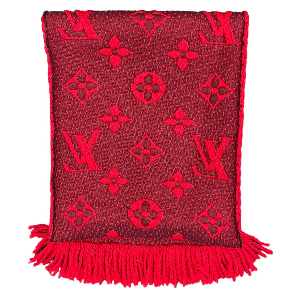 【箱付き極美品】ルイヴィトン マフラー モノグラム クラシック メンズ LOUIS VUITTON】ルイヴィトン『マフラー・モノグラム・クラシック