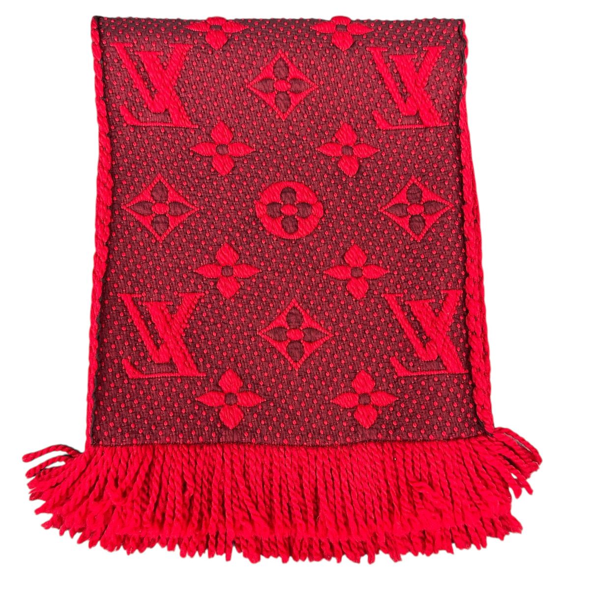 LOUIS VUITTON 極美品 ルイヴィトン エシャルプ ロゴマニア マフラー