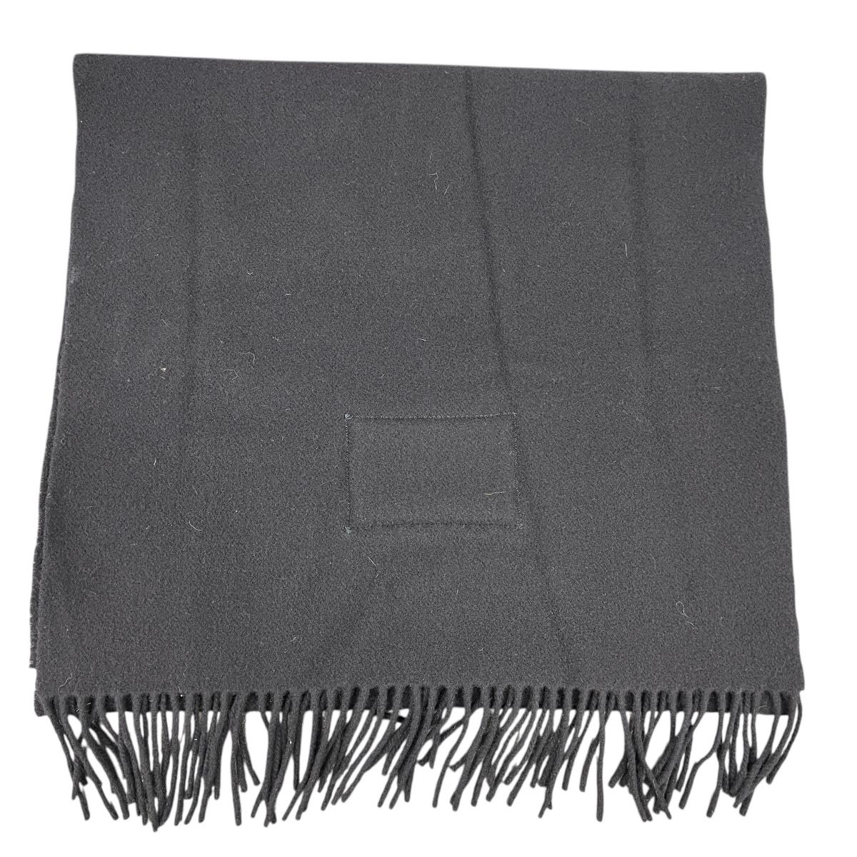 MONCLER 極美品 モンクレール 2023年 ロゴ マフラー 3C00018 ウール