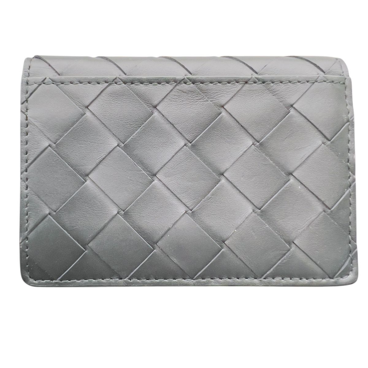 BOTTEGA VENETA 極美品 ボッテガヴェネタ イントレチャート 名刺入れ