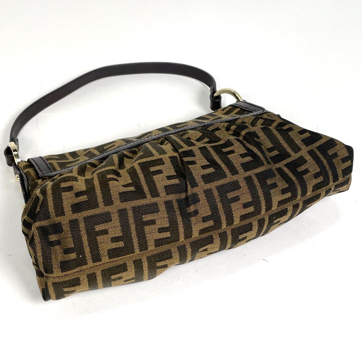 ✨FENDI✨フェンディ✨ズッカ柄✨シルバー金具✨ブラウン✨ハンドバッグ✨ FENDI ズッカ ハンドバッグ