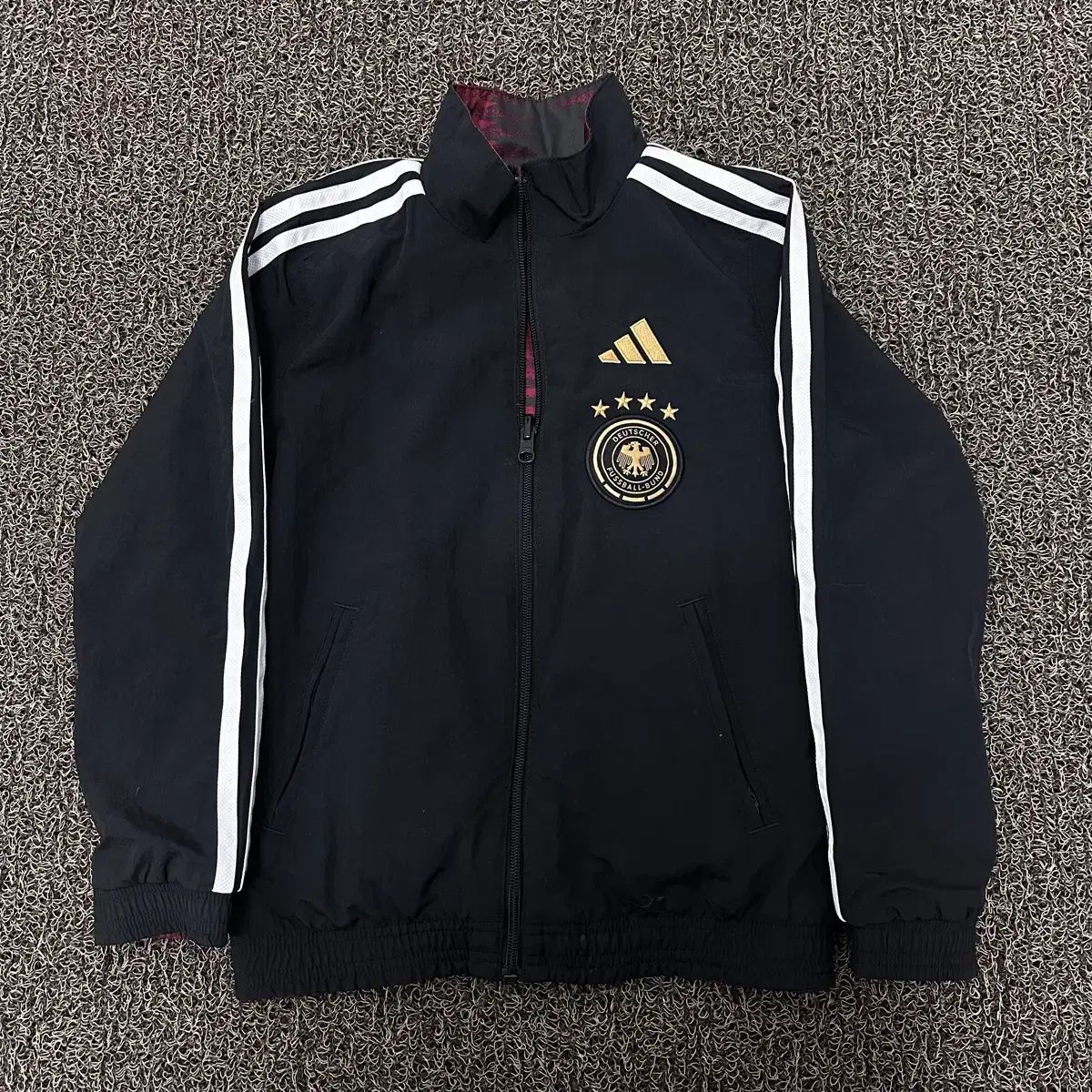 130 アディダス キッズ ドイツ 韓国国家代表 リバーシブル ウィンドブレーカー ジャケット