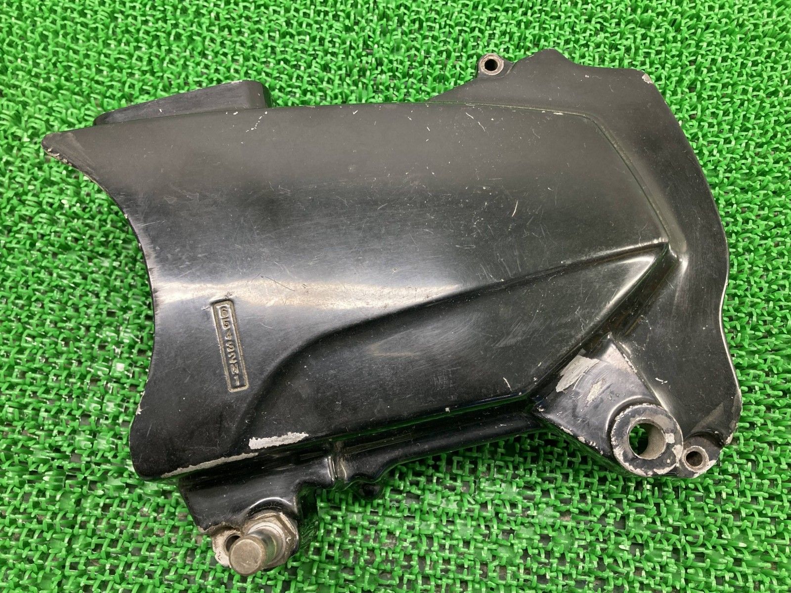 GPZ 400 F エンジンカバー カワサキ バイク 部品 ZX A スプロケットカバー ペイント素材に 割れ欠け無し 品薄 品 yZ