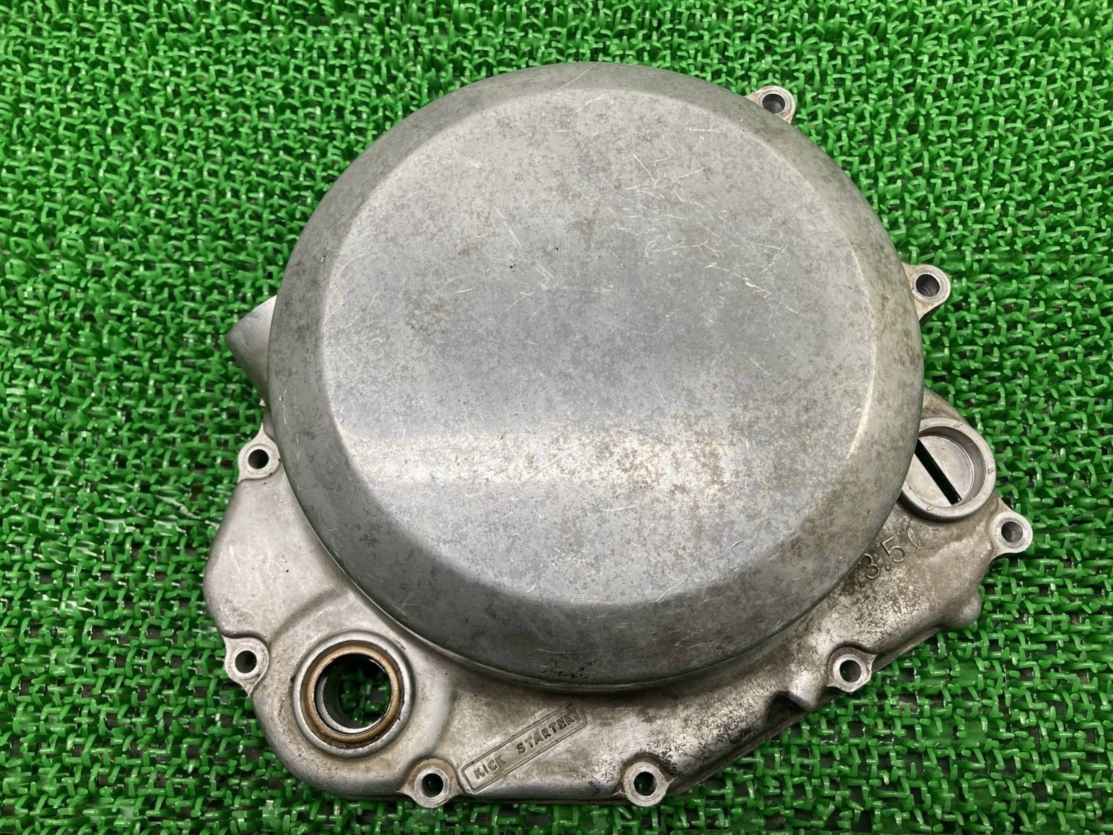 Z 650 エンジンカバー カワサキ バイク 部品 KZ B ザッパー ZAPPER クラッチカバー 当時物 割れ欠け無し oL