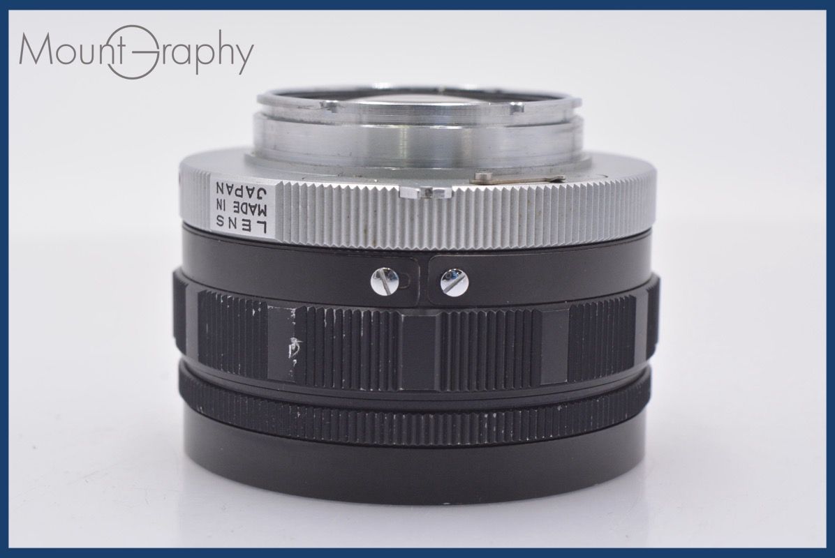 コニカ KONICA HEXANON 52 mm F 1.8 前キャップ-レンズフィルター付 同梱無料 am 2755