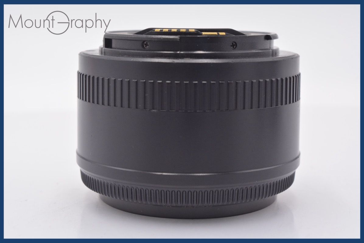 キヤノン Canon EF 50 mm F 1.8 II 前後キャップ-レンズフィルター付 同梱無料 am 2758